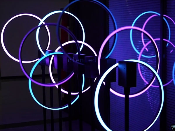 Innovative Rotating Pixel Ring, Lighting up the Colorful Entertainment Space